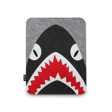 이북리더기파우치 태블릿 아이패드 미니 수출 성격 상어 펠트 두꺼운 전자 책 IPAD, 회색, 기타 적용 가능한 태블릿 모델