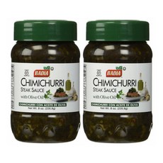 미국 발송 바디아 치미추리 스테이크 소스 8oz(226g) X 2개 Badia Chimichurri Steak Sauce with Olive Oil, 226g