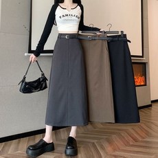 A라인 편한 여성용 롱 스커트