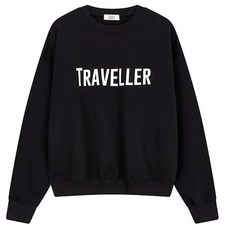 톰보이 루즈핏 TRAVELLER 레터링티셔츠 9100322741