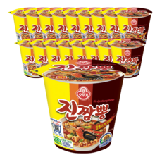 오뚜기 진짬뽕 컵라면 소컵 75g 18개