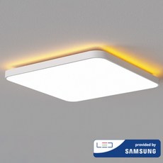 케이시조명 LED 네온 방등 조명 전등 삼성칩 플리커프리 60W, 화이트
