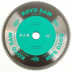  코요 원형톱날 10인치 목공용 255파이 100T/120T, 120T 