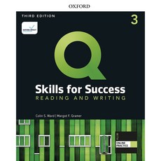 Q Skills for Success: Reading and Writing 3 Student Book (with Online Practice), Oxford, Q Skills for Success: Readin.., Colin S. Ward(저),Oxford..