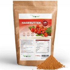 독일직배송 로즈 힙 파우더 - 1100 g (1.1 kg) - 전체 장미 엉덩이 지상 - 원산지 우크라이나 - 실험실 테스트 - 생 식품 품질, 1, 단일옵션
