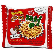 라면짱 라면 과자 스낵 라멘땅 30g, 1개