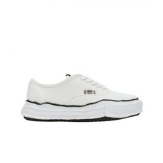 메종 미하라 야스히로 베이커 OG 솔 캔버스 로우 컷 스니커즈 화이트 Maison Mihara Yasuhiro Baker OG Sole Canvas Low Cut