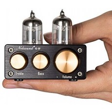 [새로운 등장! ] Nobsound NS-10P Mini 진공관 프리 앰프 Hi-Fi AUX 라인 뿌리안뿌토 고음 기반 메일 변, 단일상품