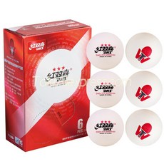 Dhs 3 성급 d40 + 탁구 공 ittf 월드 투어 (d40 + 월드 투어) 플라스틱 abs dhs 3 성급 탁구 공|탁구공|, 1개, White 6 Balls