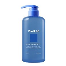 바이브랩 액티브 비오틴 펩타이드 솔루션 스칼프 샴푸 비오틴 탈모 샴푸, 1개, 550ml