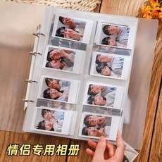 홀로그램opp 1 2 단 콜레트 플립 북 제작 만들기 남자친구 선물 3인치 투명 폴라로이, 폴라로이드 640장, 옵션01