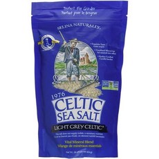 Celtic Sea Salt Light Grey 1 lb 셀틱 씨솔트 라이트 그레이 454g 2팩, 2개