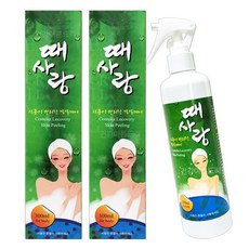 식물성분 바디 스크럽 때사랑 300mlX2통 각질제거 때비누 바디필링, 300ml, 2개