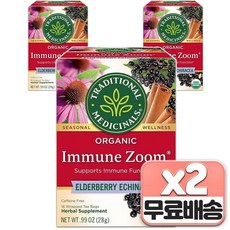 트레디셔널 메디셔널 트레디셔널 메디셔널 티 에키나시아 플러스 엘더베리(16 pack) Traditional Medicinals Tea Echinacea Plus Elderber, 6개, 28g