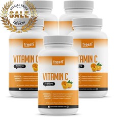 프레쉬 뉴트리션 비타민 C 1500mg 이뮨 서포트 (90개입), ５개　(개당 30,600원 - 코드755p)