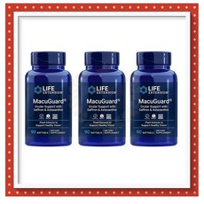 Life Extension 라이프익스텐션 마쿠가드 루테인지아잔틴 메리골드 MacuGuard 90정 3개
