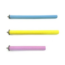 파스텔 샌디 일자 발톱갈이 횃대 앵무새 횟대 코뉴어, 파랑색, Φ2.5x35cm(BK-P-173M-BL), 1개