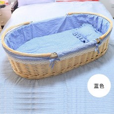 라탄 아기침대 침대 아기 바구니 요람 신생아 원목 등나무 요람침대 아기요람 촬영