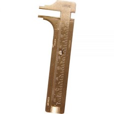 Eurotool 포켓 슬라이딩 황동 게이지 80mm | GAU-168.80, 1개