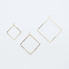 귀걸이재료마름모