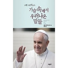 [개똥이네][중고-최상] 교황 프란치스코 가슴속에서 우러나온 말들