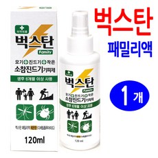 벅스탄 패밀리액 120ml_1통/기피제캠핑야외활동 안전용품 모기밴드 퇴치용품