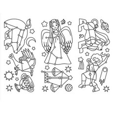 정품글라스데코 스티커 봄철별자리 야광 글래스데코 미술 공작용 글라스테코;ah;+nas*OK, [-옵션:상품선택-]