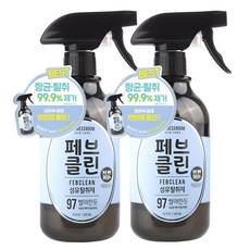 더블유드레스룸 페브클린 섬유탈취제 본품, 500ml, 2개, NO.97 에이프릴코튼