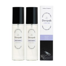 딥쉬 니치 퍼퓸 섬유향수 100ml, 스위트버블, 2개