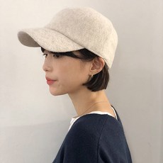 더롭스(the robs) the robs. 데일리 베이직 모직 무지 캡 모자 (4color) (3646647)