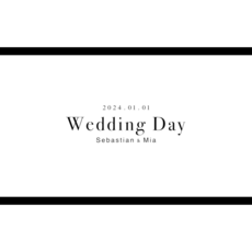 결혼식영상 - Wedding Polaroid 템플릿 [오월제작소]