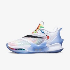 나이키 어댑트 BB 2.0 타이-다이 화이트 멀티컬러 턴잇업