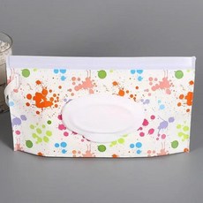 친환경 물티슈 가방 상자 청소 집락 클램셸 스냅 스트랩 끈 띠 밴드, 1개