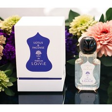 [선물추천] 로이비 오 드 퍼퓸 로터스앤인센스 50ml 고요한 밤 연꽃잎 그림자 시원하면서 우아한 향기 TOP 자몽 캐롯 MIDDLE 연꽃 히아신스 BASE 인센스 이끼, 1개