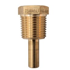 Winters TSW45LF TSW TSW174-2LF 용 무연 황동 Thermowell 1/2 "NPT, 단일옵션