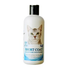포켄스 뉴포비스 고양이전용 샴푸 컨디셔너 300ml, 단모용 (짧은 털), 1개