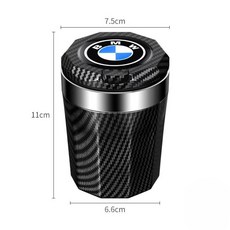 라슈에뜨 벤츠 bmw 아우디 차량용 재떨이 애쉬 트레이 담배 휴지통 흡연 냄새 제거 담뱃재날림방지 메탈그레이 1개 상품 이미지