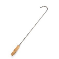 스테인리스 고기 갈고리 정육점 바베큐 후크 돼지 주방, 1개, 19. 8mm 배나무 쌍갈고리 70cm