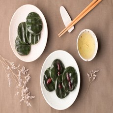 [춘희네쑥개떡] 생활의달인 떡집 진도 해풍맞은 쫀득쫀득 부드러운 쑥개떡 2kg(약 20봉지), 01-1 (콩o) 찐 쑥개떡
