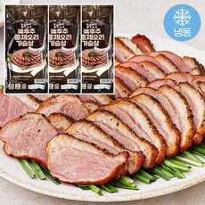 리빙케이 흑후추 훈제오리 가슴살 슬라이스 냉동 160g x 3개