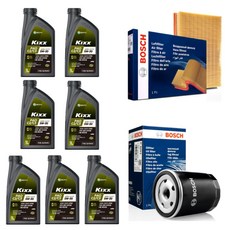 올뉴 쏘렌토 디젤 엔진오일 세트 킥스 파오 5W30 7L 보쉬 오일필터 에어필터