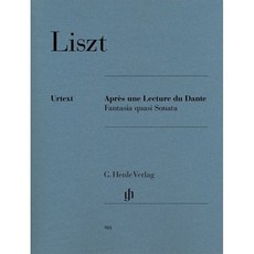 리스트 단테 소나타 (HN 981), 리스트 저, G. Henle Verlag