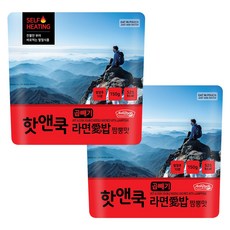 이지밥 핫앤쿡 라면애밥 짬뽕맛, 150g, 2개