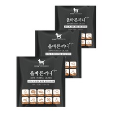 올바른끼니 플러스 맛보기 특식 50g-연어 칠면조(피모건강) 강아지사료 _ 60%생육 100%휴먼그레이드 스팀공법 영양식 강아지밥, 연어, 50g, 3개 - 올바른끼니