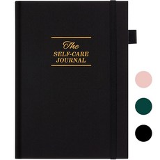 [ 1061071 ] 5 MINUTES A DAY Self-Care 저널 웰니스 및 데일리 리플렉션 노트 - 여성용 정신 건강 불안 가이드 저널 셀프 케어 플래너 기분 추적, 블랙