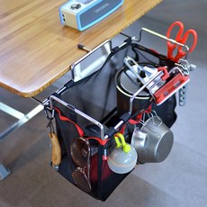 테이블 사이드포켓 휴지 통 쓰레기봉투 걸이 캠핑용 가정용 수납 정리함, 상세페이지 참조, 상세페이지 참조, 상세페이지