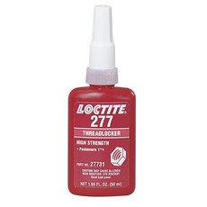 Locite 88448 277 스레드 로커 고강도 50mL 1 12 빨간색, 1개