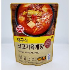 오뚜기 대구식 쇠고기 육개장 500G, 12개