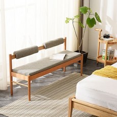 편안한 소파의자 튼튼벤치 라운지 스툴 패션 2인용 의자 소파, A primary color 121 cm