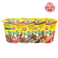 오뚜기 컵누들 매콤한맛 6개+매콤찜닭맛 6개+짜장맛 6개+로제맛 6개, 단품